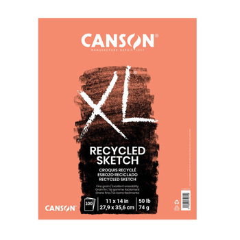 Canson XL Recycled Sketch Pad 100 Sheets 11" x 14"