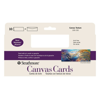 Strathmore Canvas Card 10 Pack 3.875x9"