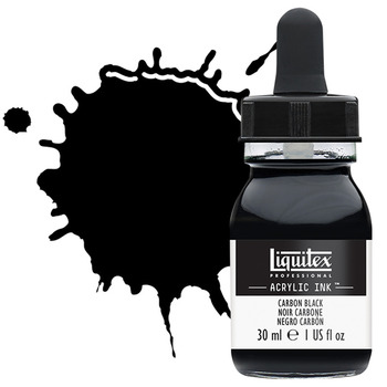 Liquitex Professional Acrylic Ink 30ml Bottle - Carbon Black