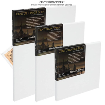 Centurion (OP DLX) Deluxe Professional Oil Primed Linen Stretched Canvas