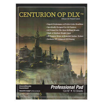 Centurion Deluxe Oil Primed Linen Pad 12"x16" (10 Sheets)
