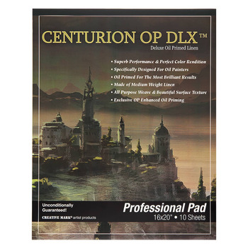 Centurion Deluxe Oil Primed Linen Pad, 16"x20" (10 Sheets)