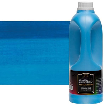 Creative Inspirations Acrylic Paint, Cerulean Blue 1.8 Ltr. Jug
