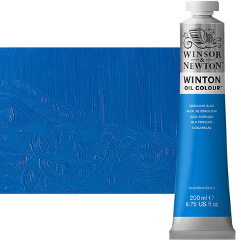 Winton Oil Color - Cerulean Blue, 200ml Tube