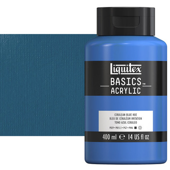 Liquitex Basics Acrylic Paint Cerulean Blue Hue 400ml
