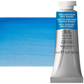 Winsor & Newton Professional Watercolor - Cerulean Blue Red Shade, 14ml Tube