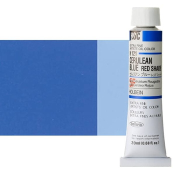 Holbein Extra-Fine Artists' Oil Color 20 ml Tube - Cerulean Blue Red Shade
