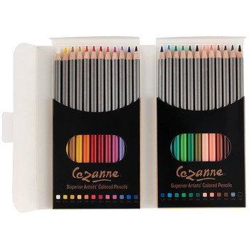 Cezanne Colored Pencil Set of 24, Assorted Colors