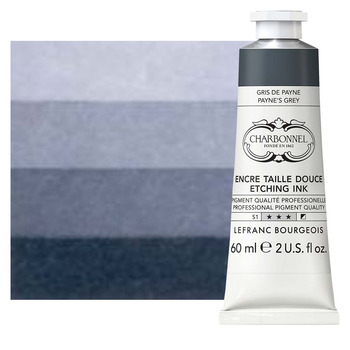 Charbonnel Etching Ink - Payne’s Grey, 60ml Tube