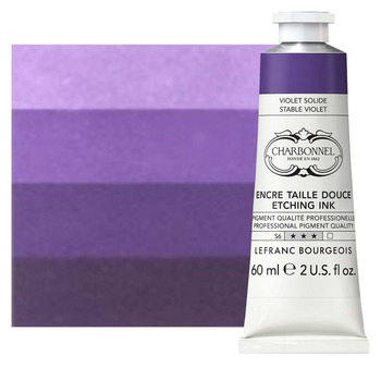 Charbonnel Etching Ink - Stable Violet, 60ml Tube