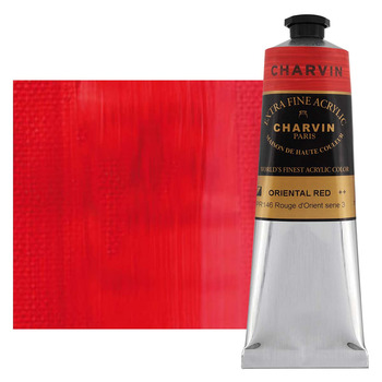 Charvin Extra-Fine Artists Acrylic - Oriental Red, 150ml