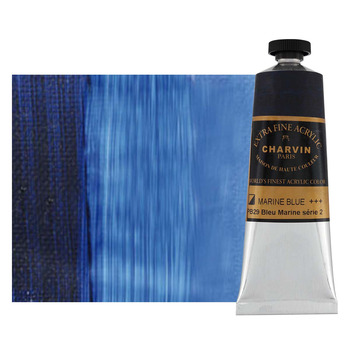 Charvin Extra-Fine Artists Acrylic - Marine Blue, 60ml