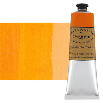Charvin Professional Oil Paint Extra-Fine, French Yellow Orange - 150ml