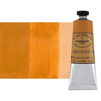 Charvin Professional Oil Paint Extra-Fine, Golden Ochre - 60ml