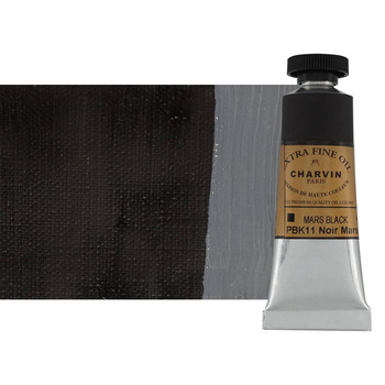 Charvin Professional Oil Paint Extra-Fine, Mars Black - 20ml