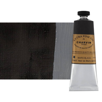 Charvin Professional Oil Paint Extra-Fine, Mars Black - 60ml