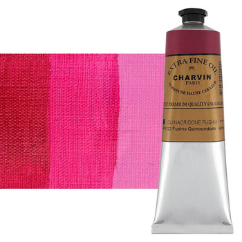 Charvin Professional Oil Paint Extra-Fine, Quinacridone Fuschia - 150ml