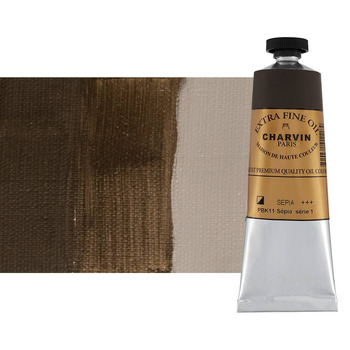 Charvin Professional Oil Paint Extra-Fine, Sepia - 60ml