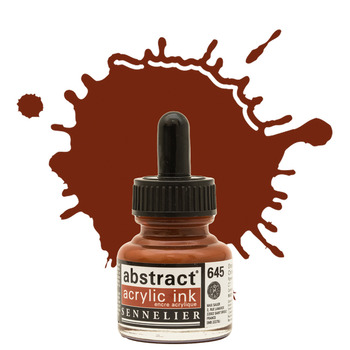 Sennelier Abstract Acrylic Ink - Chinese Orange, 30ml