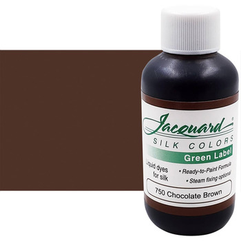 Jacquard Silk Color - Chocolate Brown, 60ml Bottle