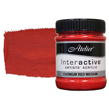 Chroma Atelier Interactive Artists Acrylic Cadmium Red Medium 237 ml