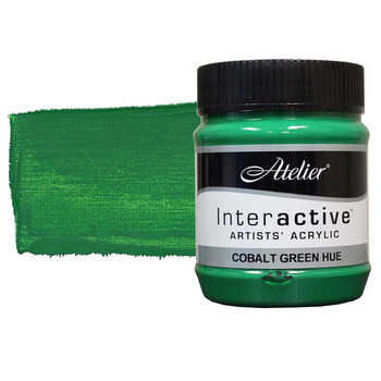 Interactive Professional Acrylic 237 ml Jar - Cobalt Green Hue