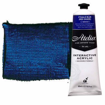 Chroma Atelier Interactive Artists Acrylic Pthalo Blue (Red Shade) 80 ml