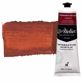 Chroma Atelier Interactive Artists Acrylic Trans. Red Oxide 80ml