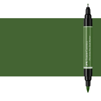 Pitt Artist Pen Dual Marker India Ink, Chrome Green Opaque