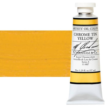 M Graham Oil Color 1.25Oz/37Ml Chrome Tin Yellow