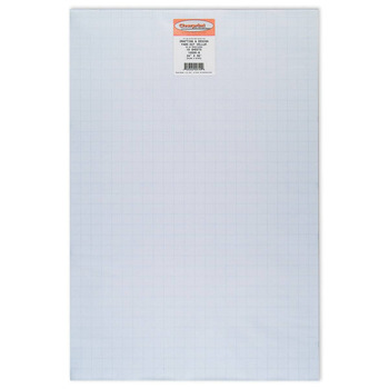 Clearprint 1000H Design Vellum Transparent 10 Sheet Pack 24 x 36" with 8x8 Grid