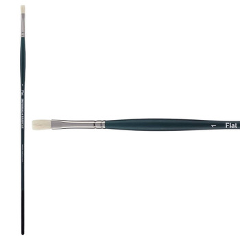 Imperial Professional Chungking Hog Bristle Brush, Flat Size #1