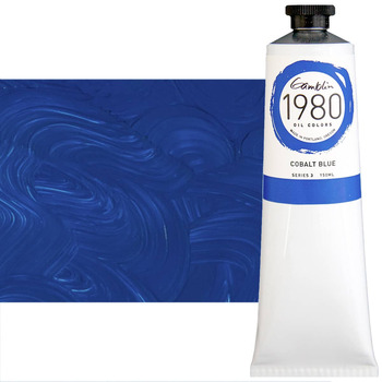 Gamblin 1980 Oil Colors - Cobalt Blue, 150ml Tube