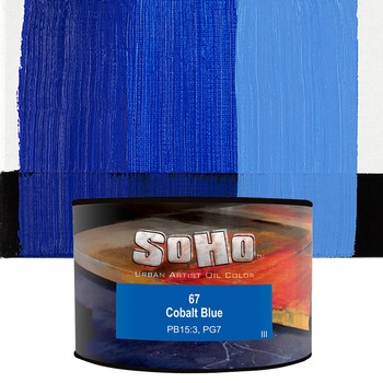 Soho Artist Oil Color Cobalt Blue, 430ml Can