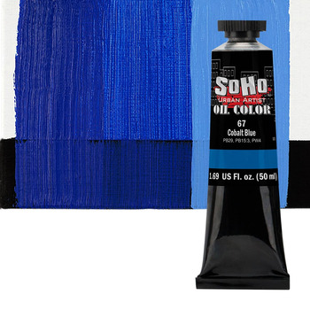 Soho Artist Oil Color Cobalt Blue, 50ml Tube