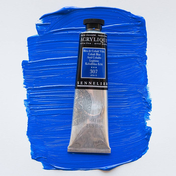 Sennelier Extra Fine Artist Acrylics - Cobalt Blue, 60ml