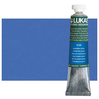 LUKAS Designer's Artist Gouache - Cobalt Blue, 20ml Tube
