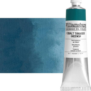 Williamsburg Handmade Oil Paint - Cobalt Turquoise Greenish, 150ml