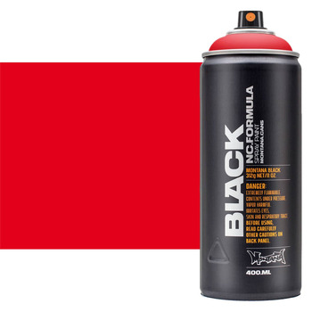 Montana BLACK Nitro-Combination Matte Lacquer Code Red 400ml Spray Paint