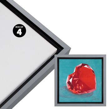 Cardinali Renewal Core Floater Frame, Cool Grey 16"x16" - 3/4" Deep  (Box of 4)