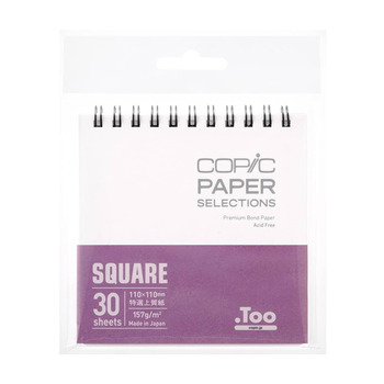 COPIC Wirebound Sketchbook 30 sheets, 157 gsm 4 x 4 in
