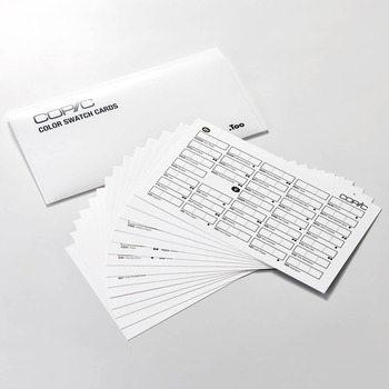 COPIC Color Swatch Cards 14-Count