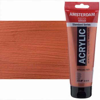 Amsterdam Standard Series Acrylic Paint - Copper, 250ml Tube