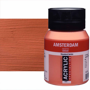 Amsterdam Standard Series Acrylic Paint - Copper, 500ml Jar