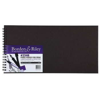 Borden & Riley Hard Cover Field Book #234B Paris Paper 6X12 In
