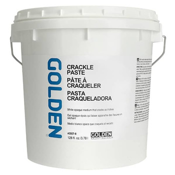 GOLDEN Crackle Paste Medium, 1 gallon (128oz)