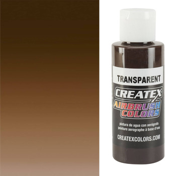 Createx Airbrush Colors 2oz Transparent Dark Brown