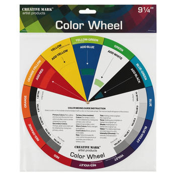 Creative Mark Color Wheel Mixing Guide 9.25" Diameter
