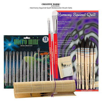 Creative Mark Harmony Squirrel Quill Watercolor Brush Sets