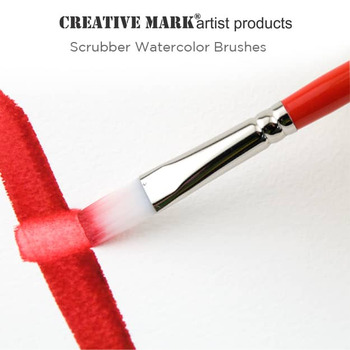 Creative Mark Scrubber Watercolor Brushes